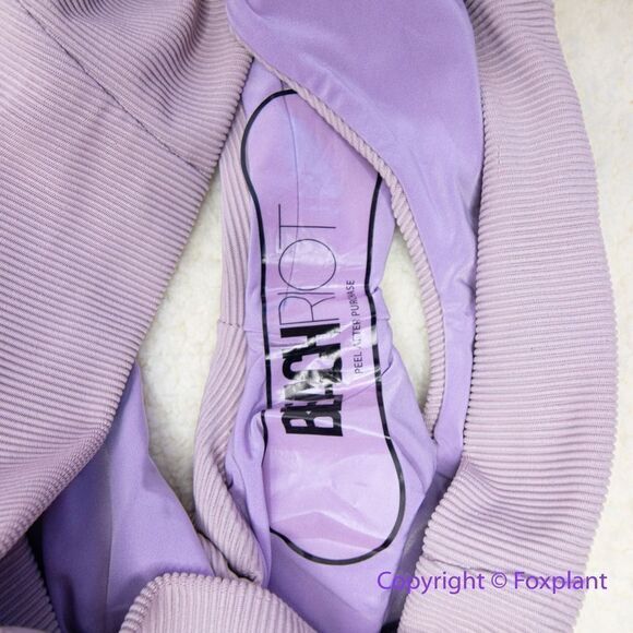 New! Set! Beach Riot Rib Dallas Emma bikini bottom lavender, top S,‎ bottom M - Picture 11 of 12
